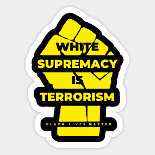 Black Lives Matter (yellow) Sticker